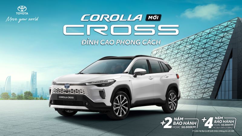 Toyota Việt Nam giới thiệu Corolla Cross phiên bản nâng cấp  -  Đỉnh cao phong cách
